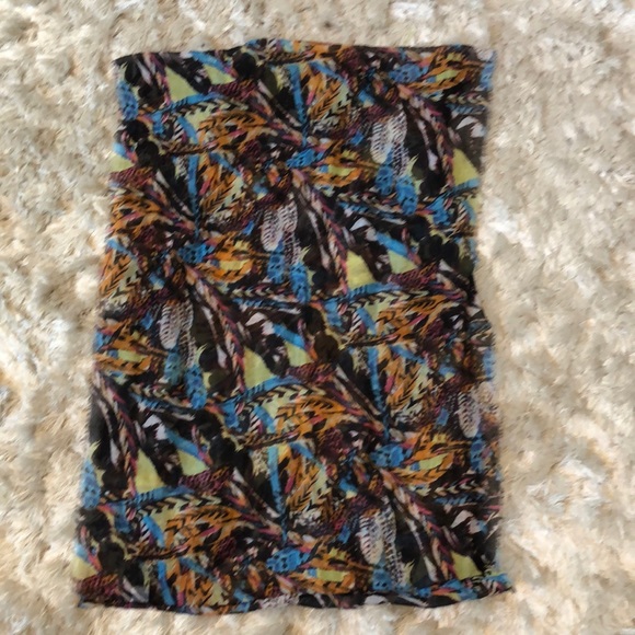 Multi-color infinity scarf - beautiful! - Picture 4 of 6